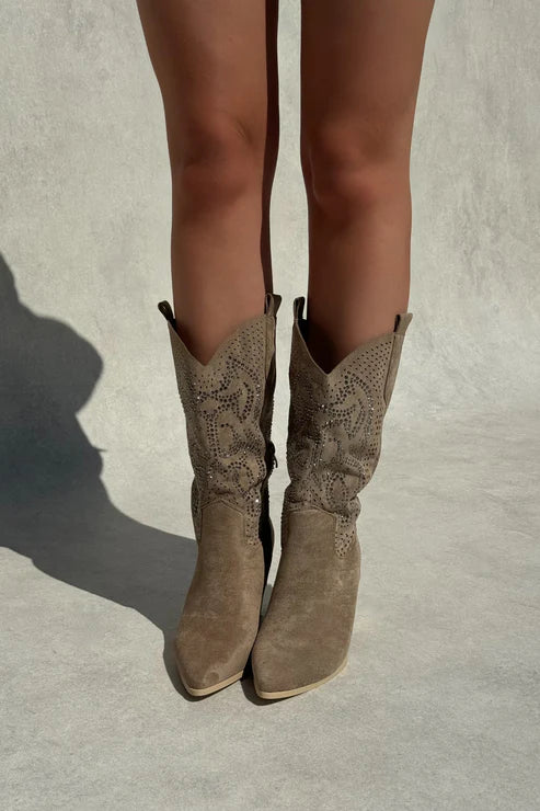 Embellished Western Boots