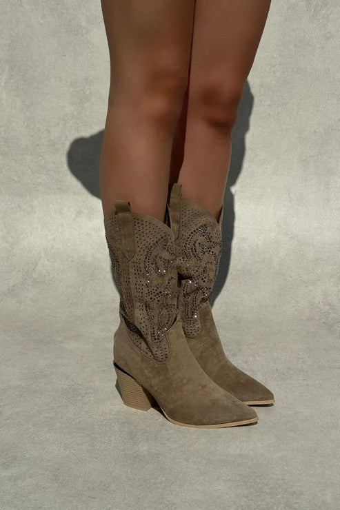 Embellished Western Boots