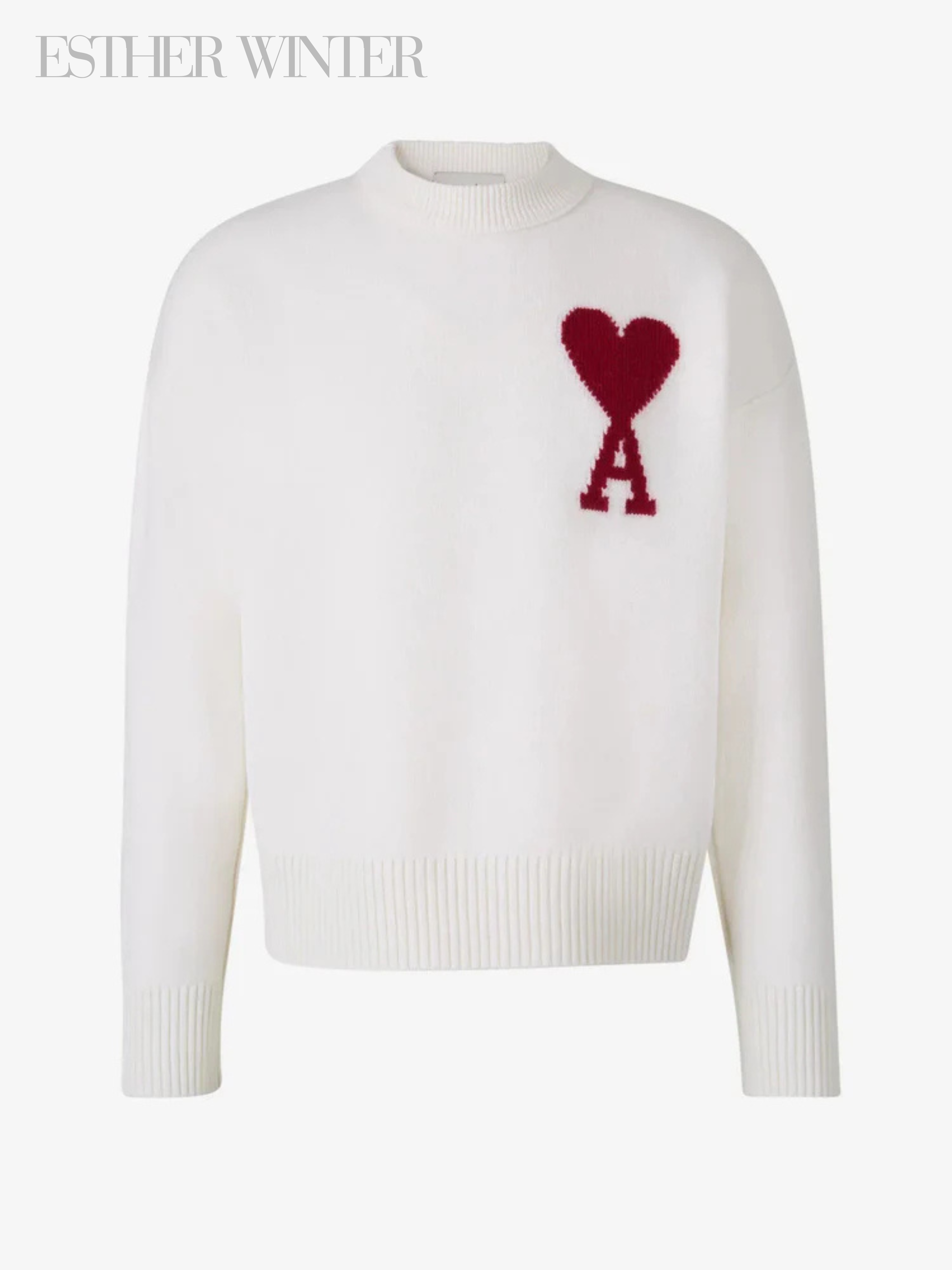 PULLOVER WITH EMBROIDERED HEART