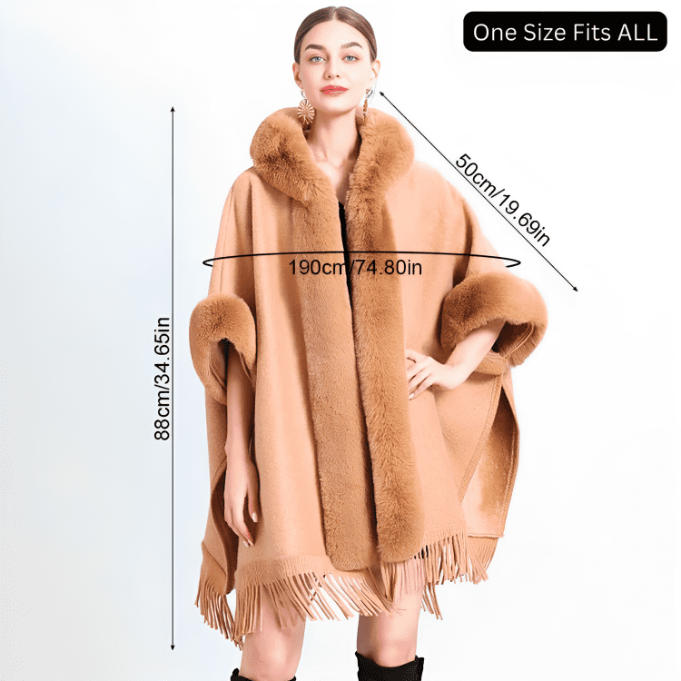 Cozy Fringe Poncho