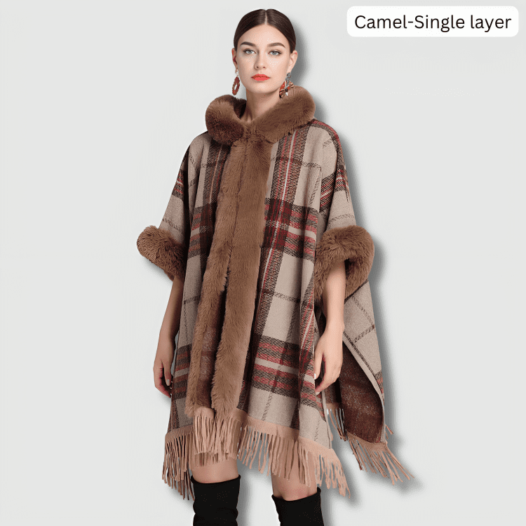 Cozy Fringe Poncho