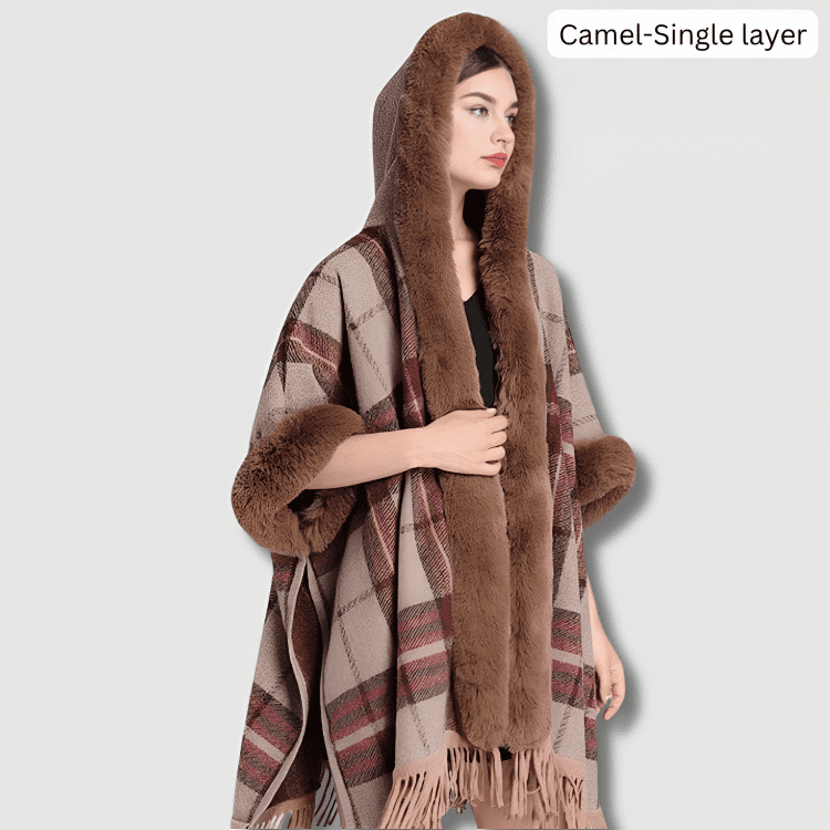 Cozy Fringe Poncho