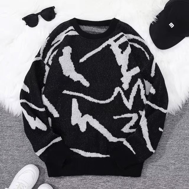 Snowy Knitted Sweater