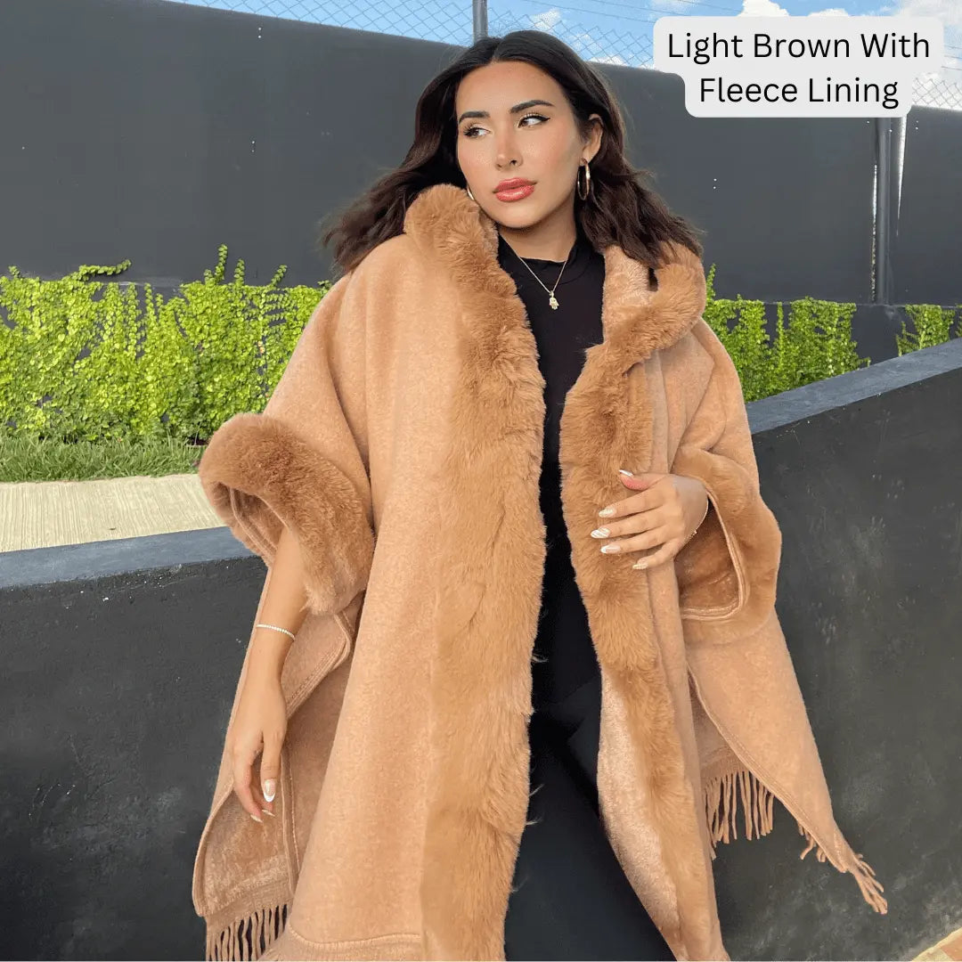 Cozy Fringe Poncho