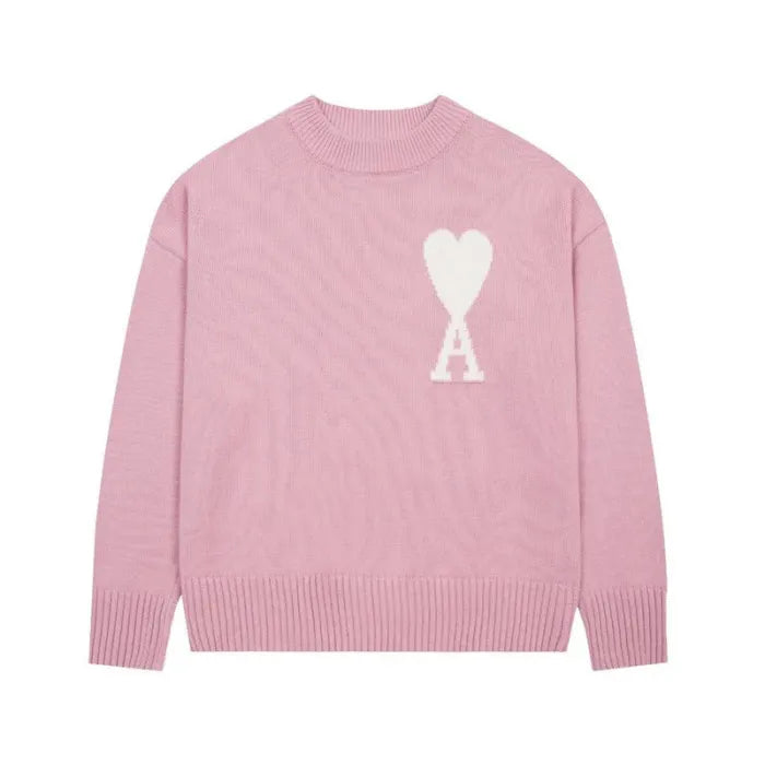 PULLOVER WITH EMBROIDERED HEART